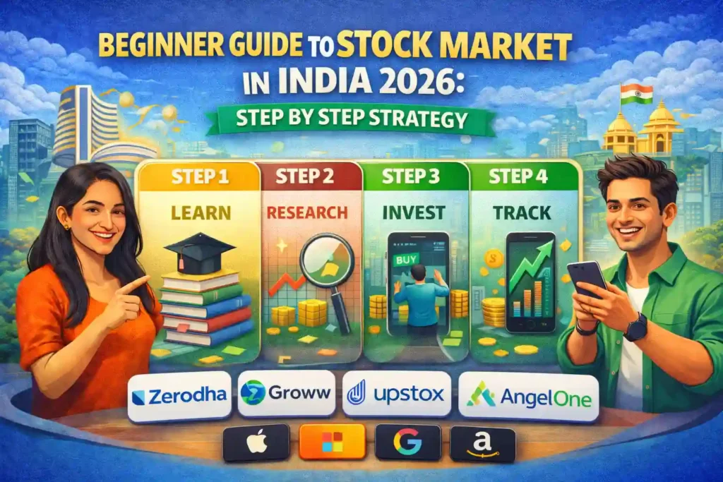 Beginner Guide to Stock Market in India 2026: Step-by-Step Strategy