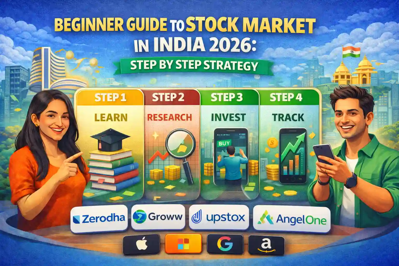 Beginner Guide to Stock Market in India 2026: Step-by-Step Strategy