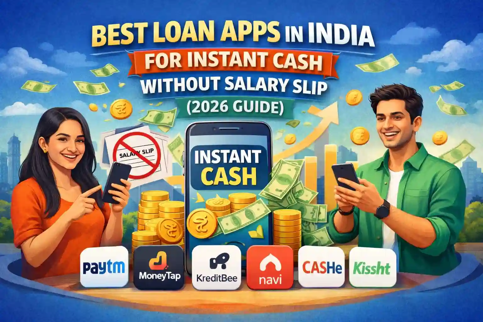 Best Loan Apps in India for Instant Cash Without Salary Slip (2026 Guide)