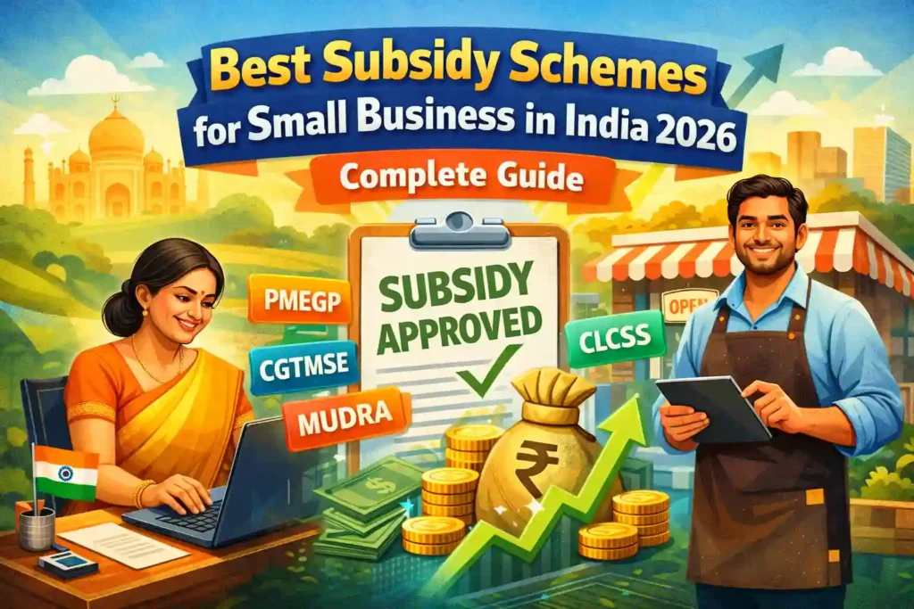 Best Subsidy Schemes for Small Business in India 2026: Complete Guide