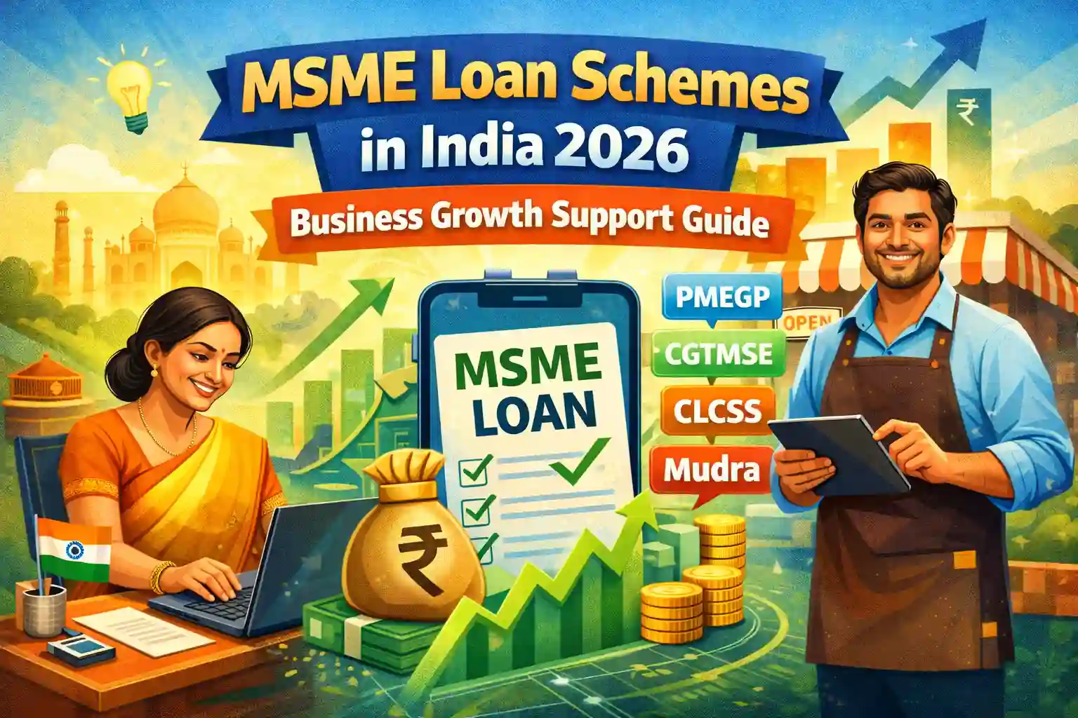 MSME Loan Schemes in India 2026 Business Growth Support Guide