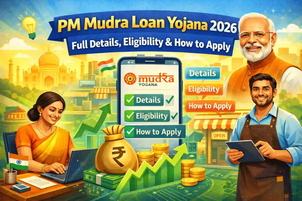 PM Mudra Loan Yojana 2026 Full Details, Eligibility & How to Apply