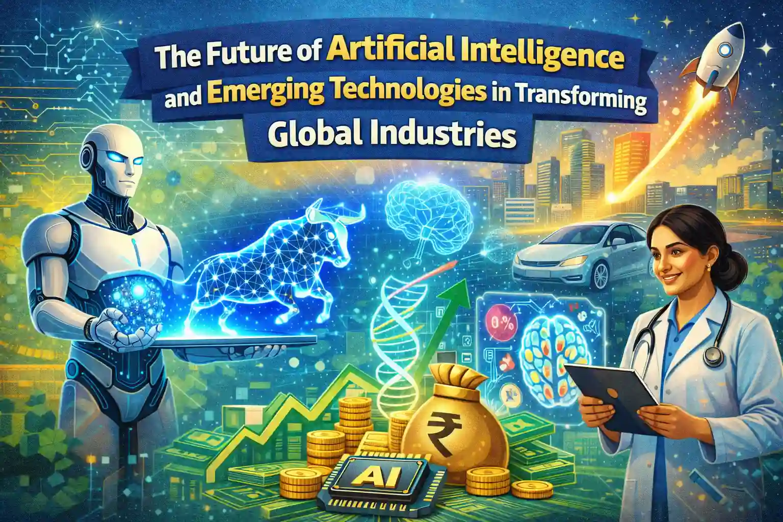The Future of Artificial Intelligence and Emerging Technologies in Transforming Global Industries