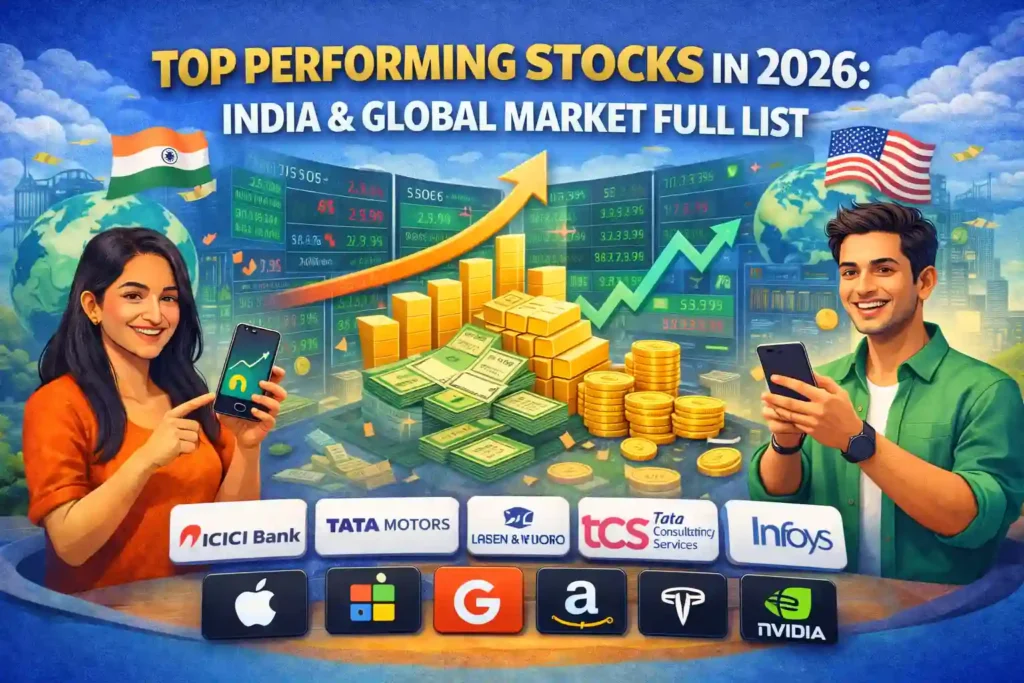 Top Performing Stocks in 2026 India & Global Market Full List